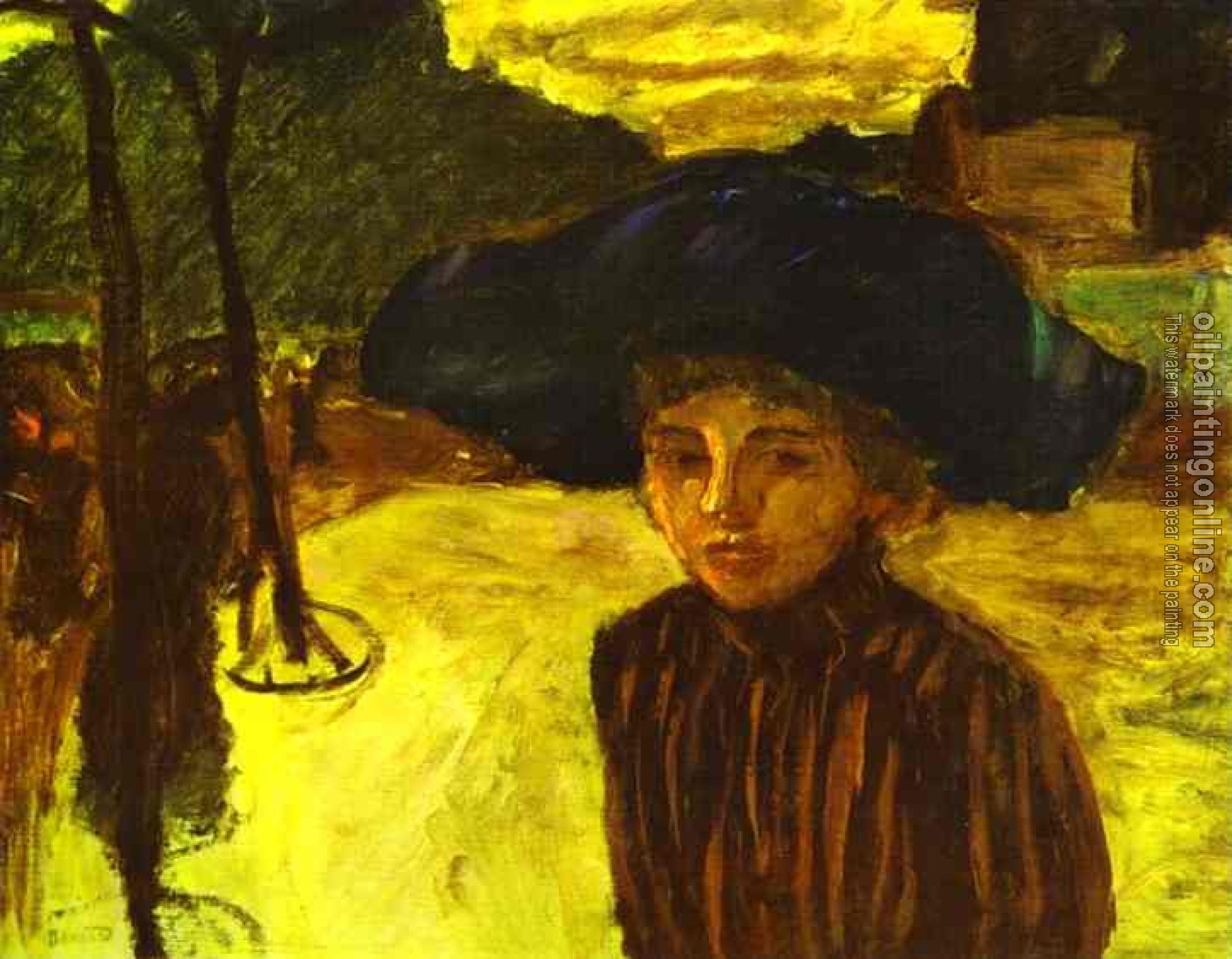 Pierre Bonnard - Woman in a Blue Hat